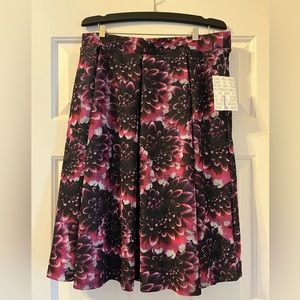 BNWT Black/Pink Floral Madison skirt